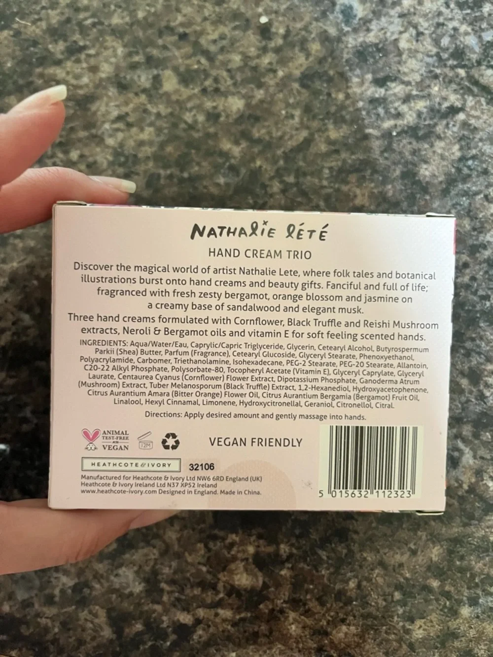 Heathcote & Ivory Nathalie Lete Forest Folks Hand Creams Trio